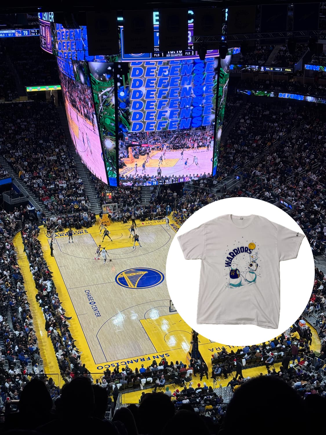 골든스테이트 티셔츠 24년 크리스마스 경기 (vs 레이커스) 상품이미지1