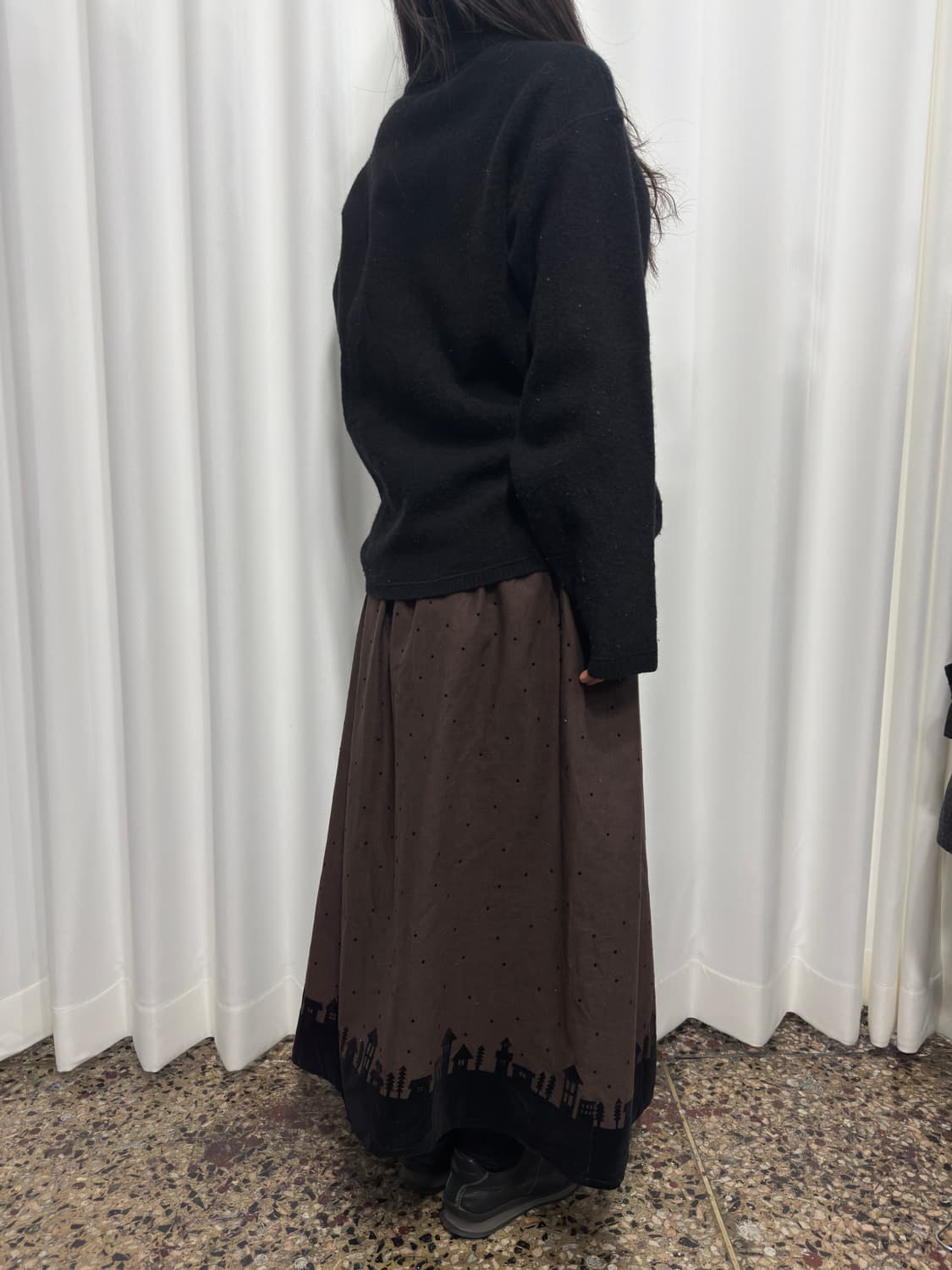 knit half zipup top 상품이미지4