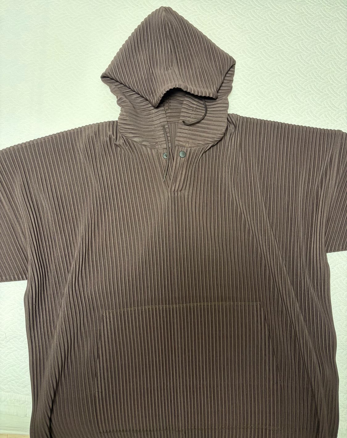 옴므 플리세 이세이 미야케 후드 아노락 다크 브라운  상품이미지2