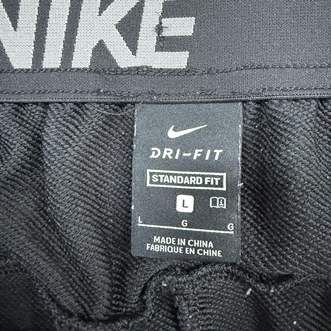 (L)나이키 Nike 빅로고 코튼 조거팬츠(블랙,검흰) 상품이미지2