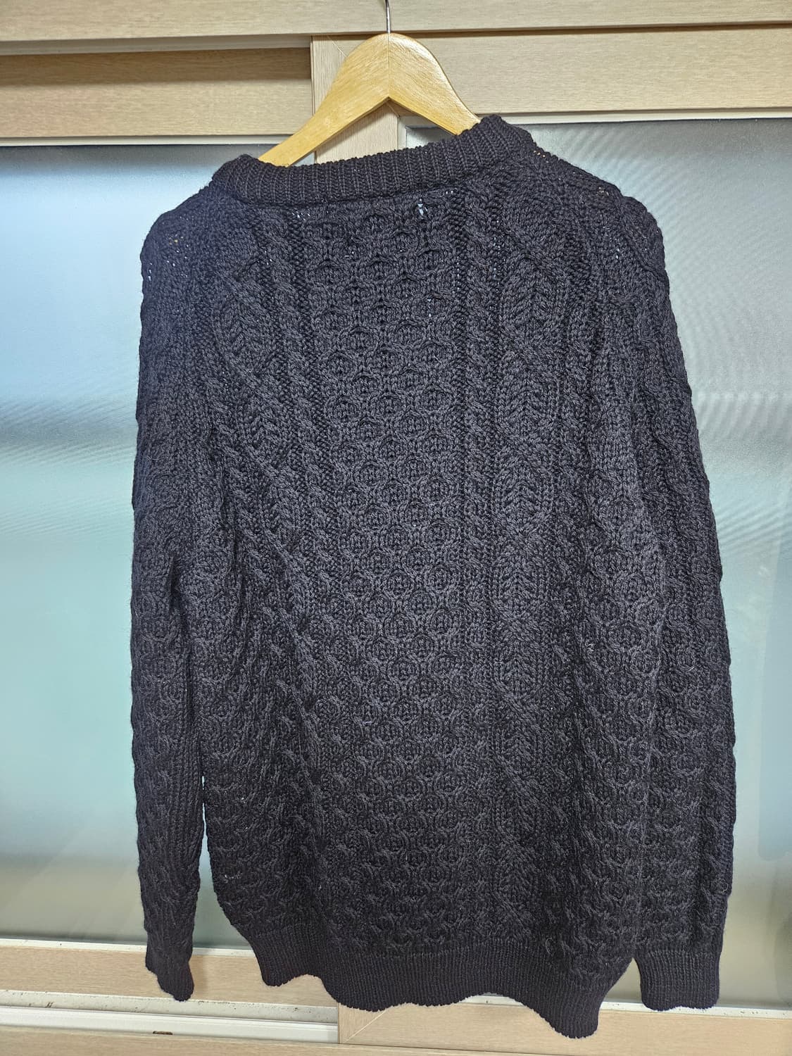 페레그린 허드슨 아란 점퍼 니트 네이비 2XL 상품이미지7