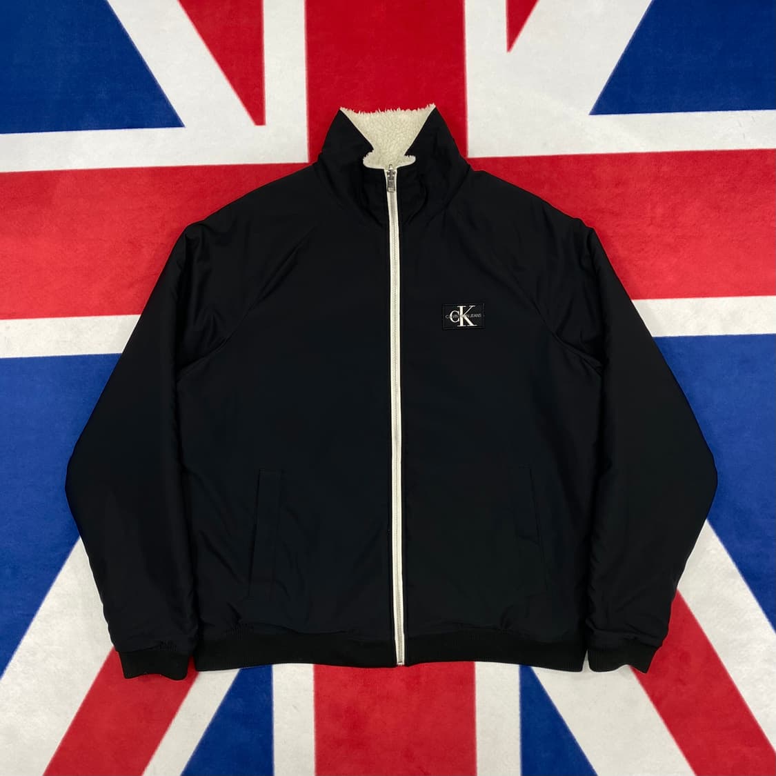 캘빈클라인 리버시블 플리스자켓 L 실측 XL  상품이미지6