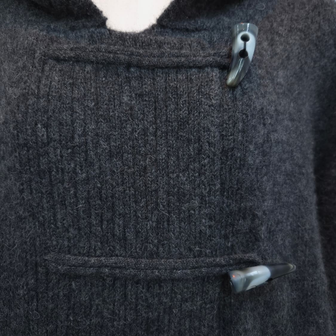 MAISON DE WORGE 니트 더플 코트 상품이미지3