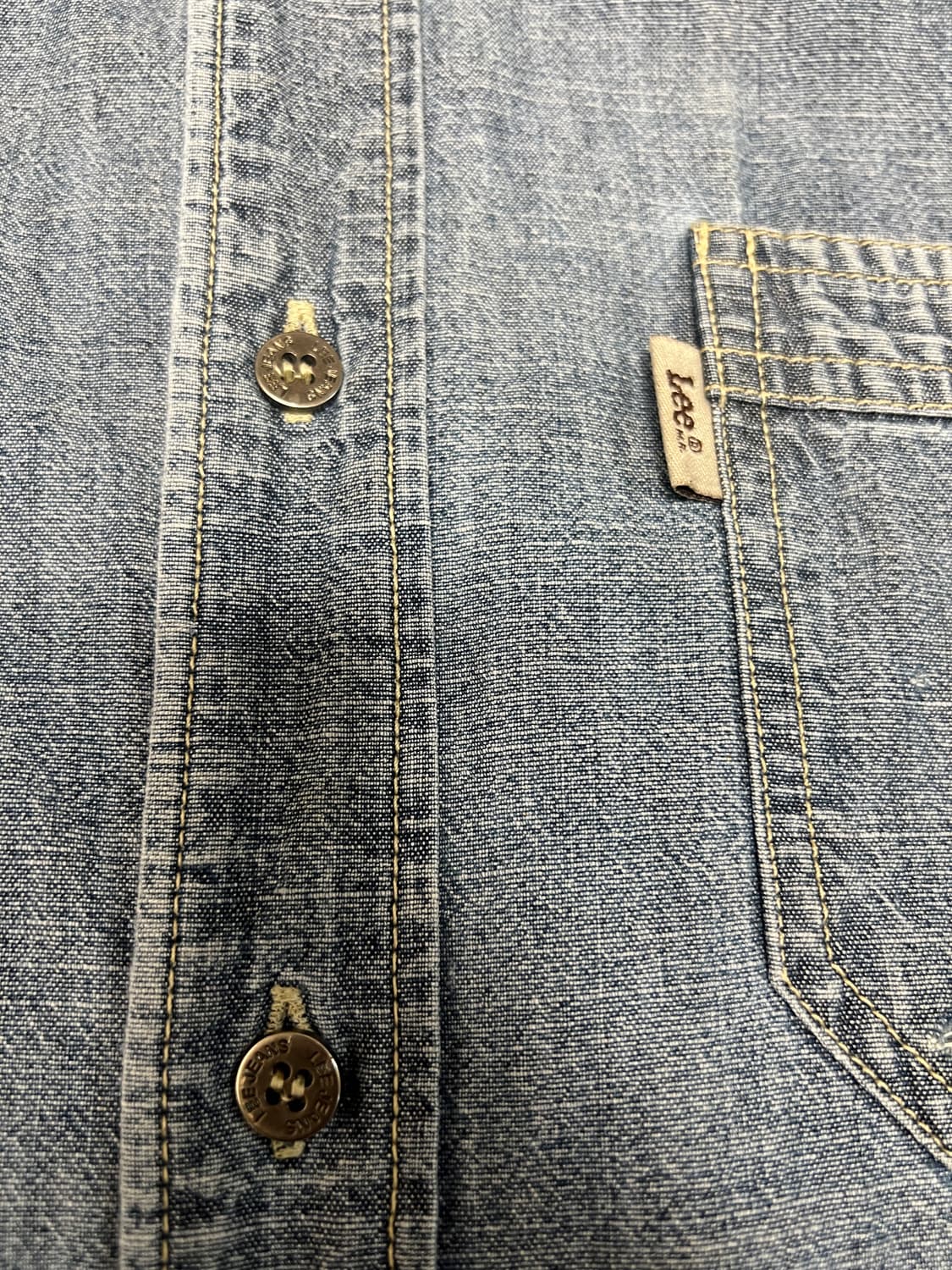 [105] 90s Lee 빈티지 데님셔츠 상품이미지7