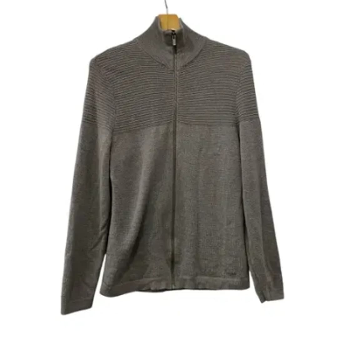 7204. BOSS 로고 니트집업 (S) 상품이미지1