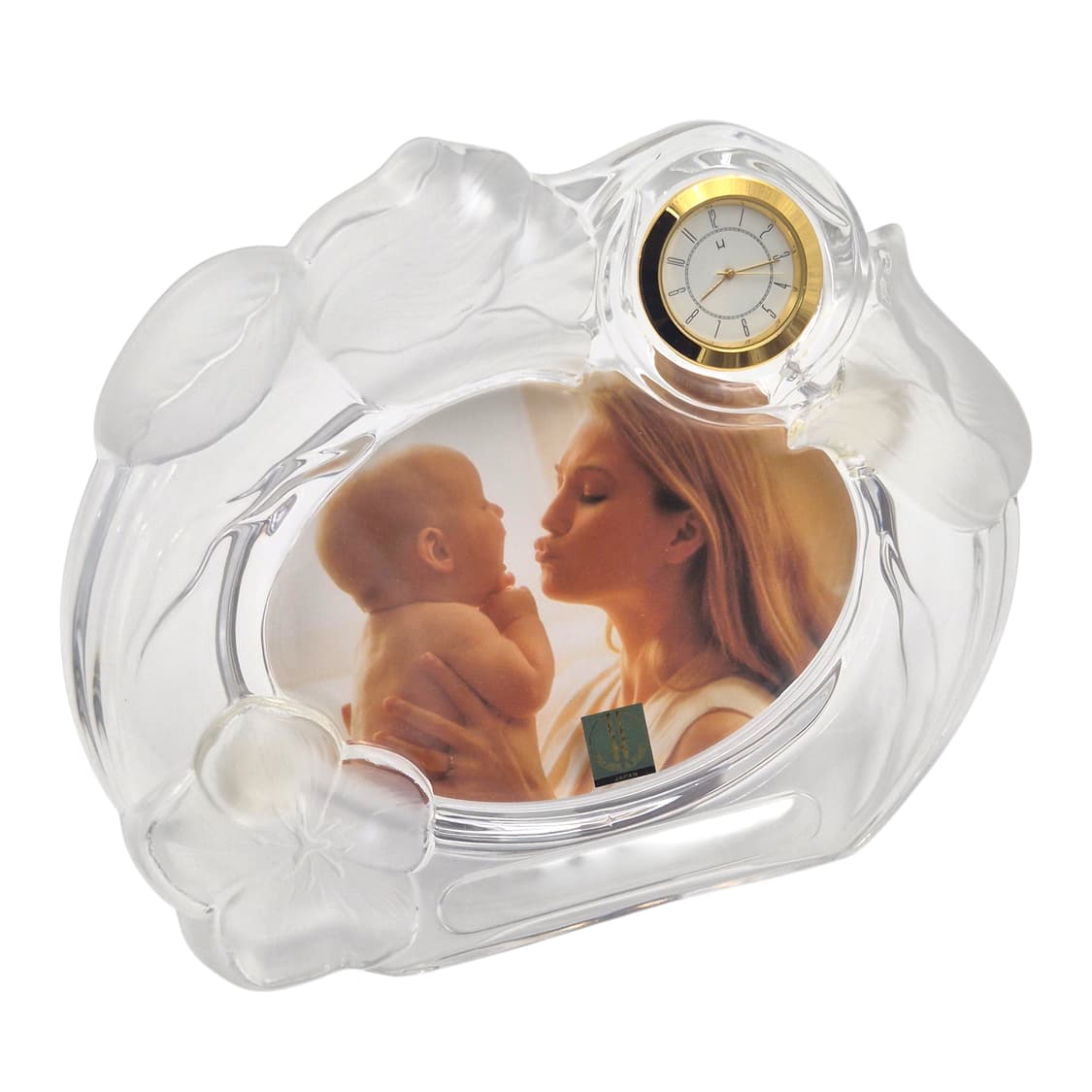 90s 호야 크리스탈 불투명 꽃잎 액자&시계 상품이미지1