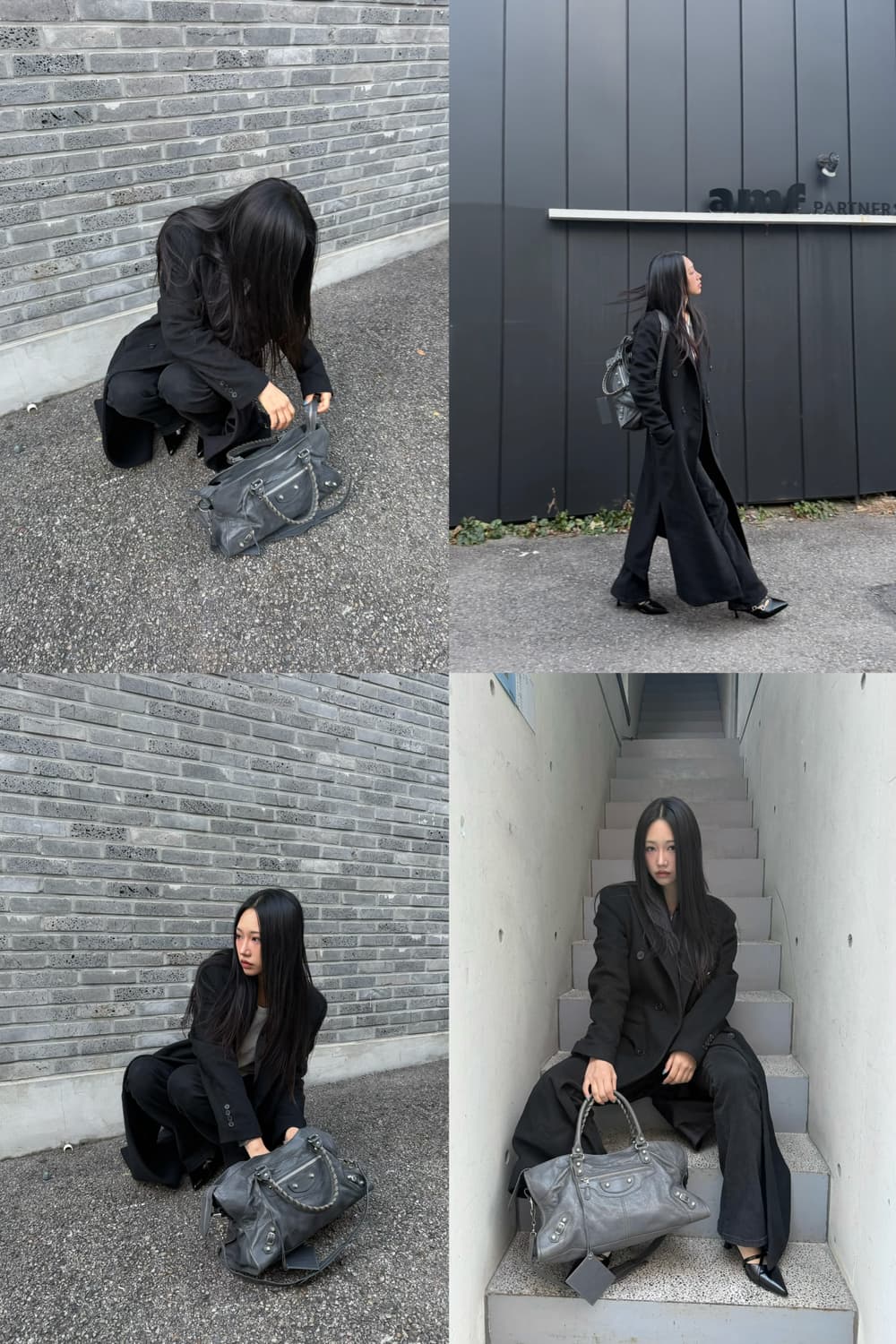 발렌시아가 파트타임 모터백 그레이 상품이미지2