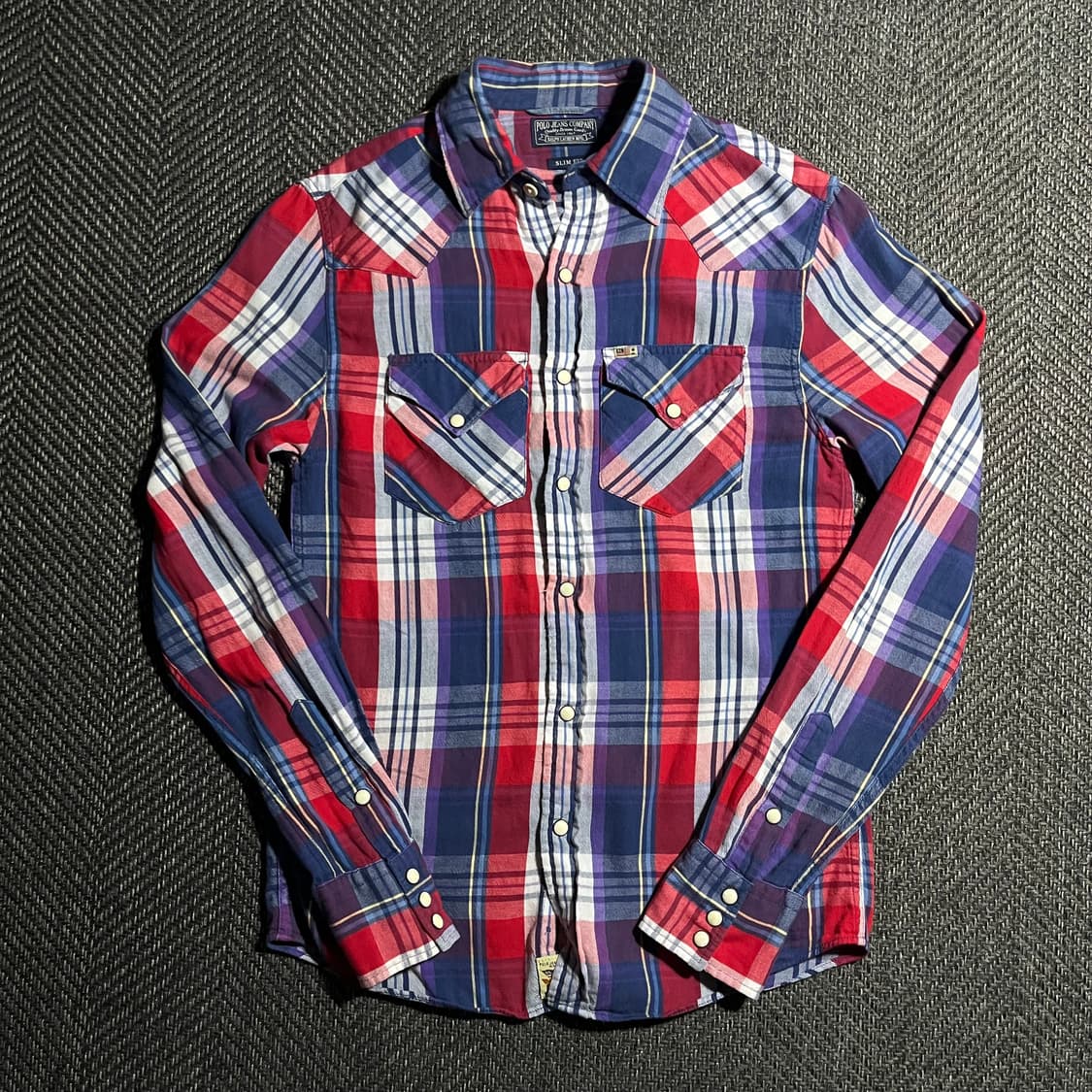 [XS] POLO JEANS 폴로진스 체크 셔츠 상품이미지1