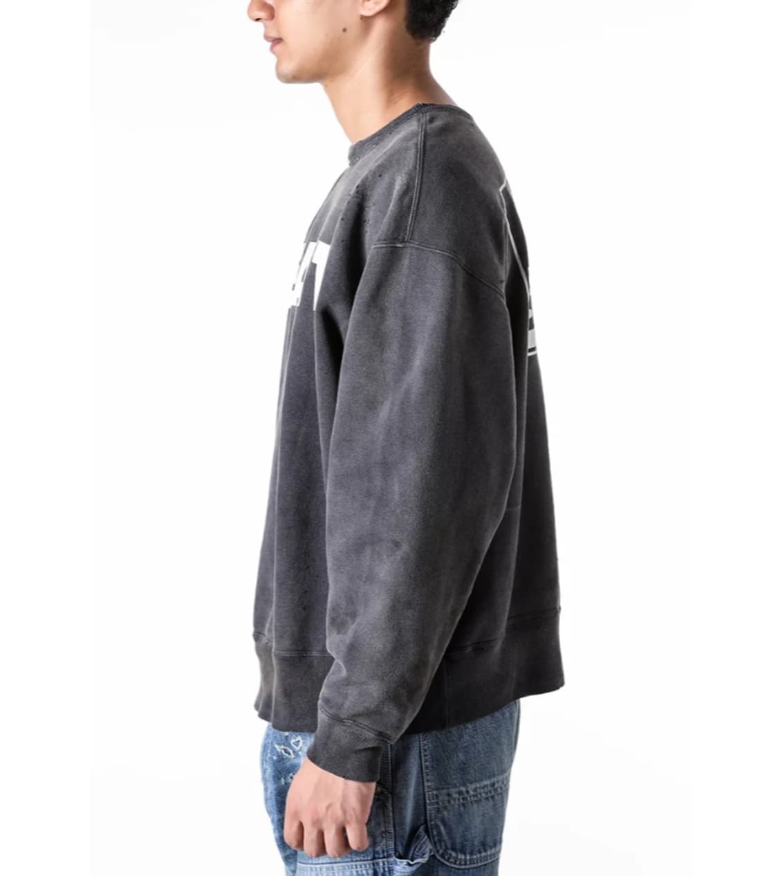 [새상품/XL] 세인트미카엘 SAINT 크루 로고 스웻셔츠 맨투맨 상품이미지3