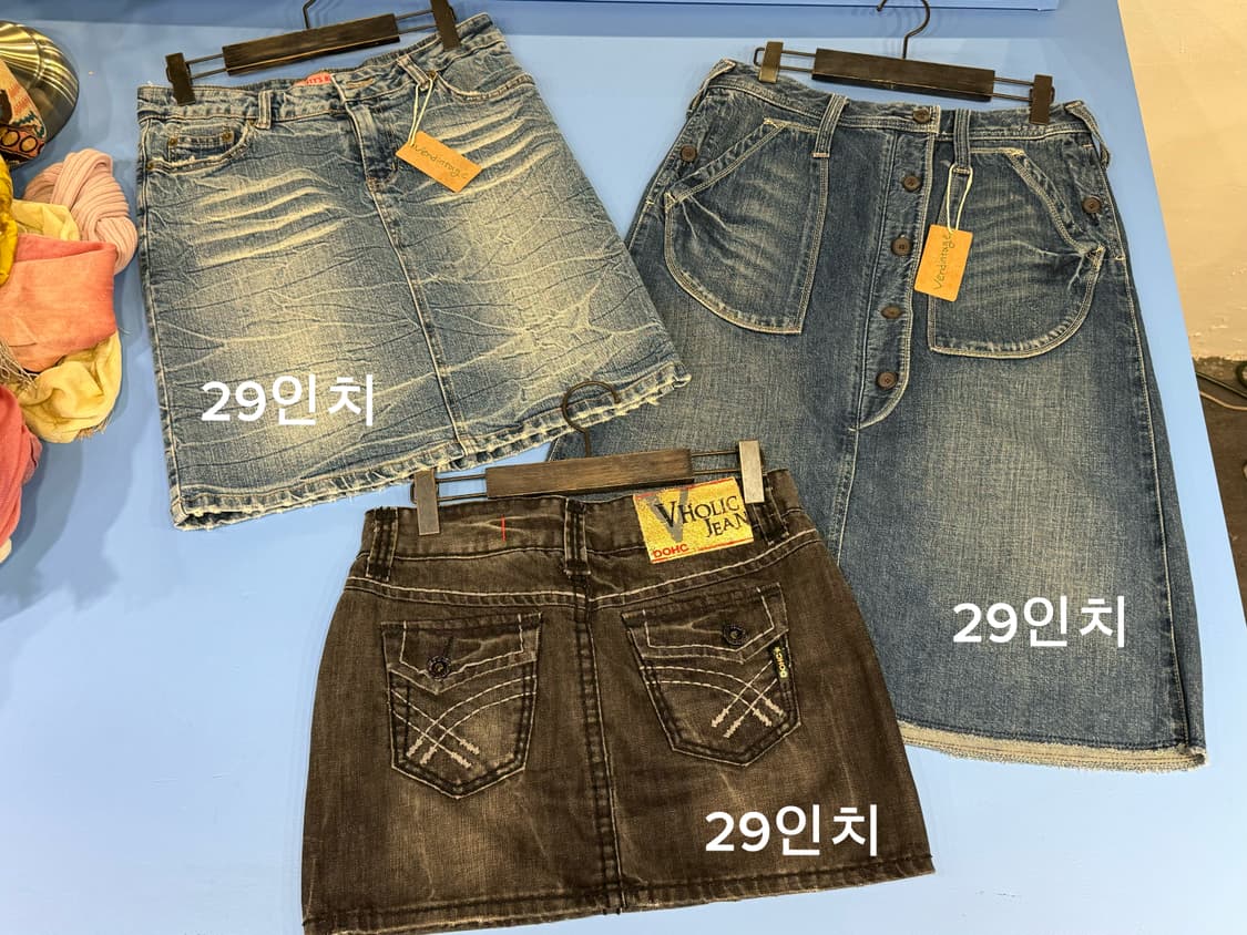 데님치마 일본빈티지 장당7천원 상품이미지2