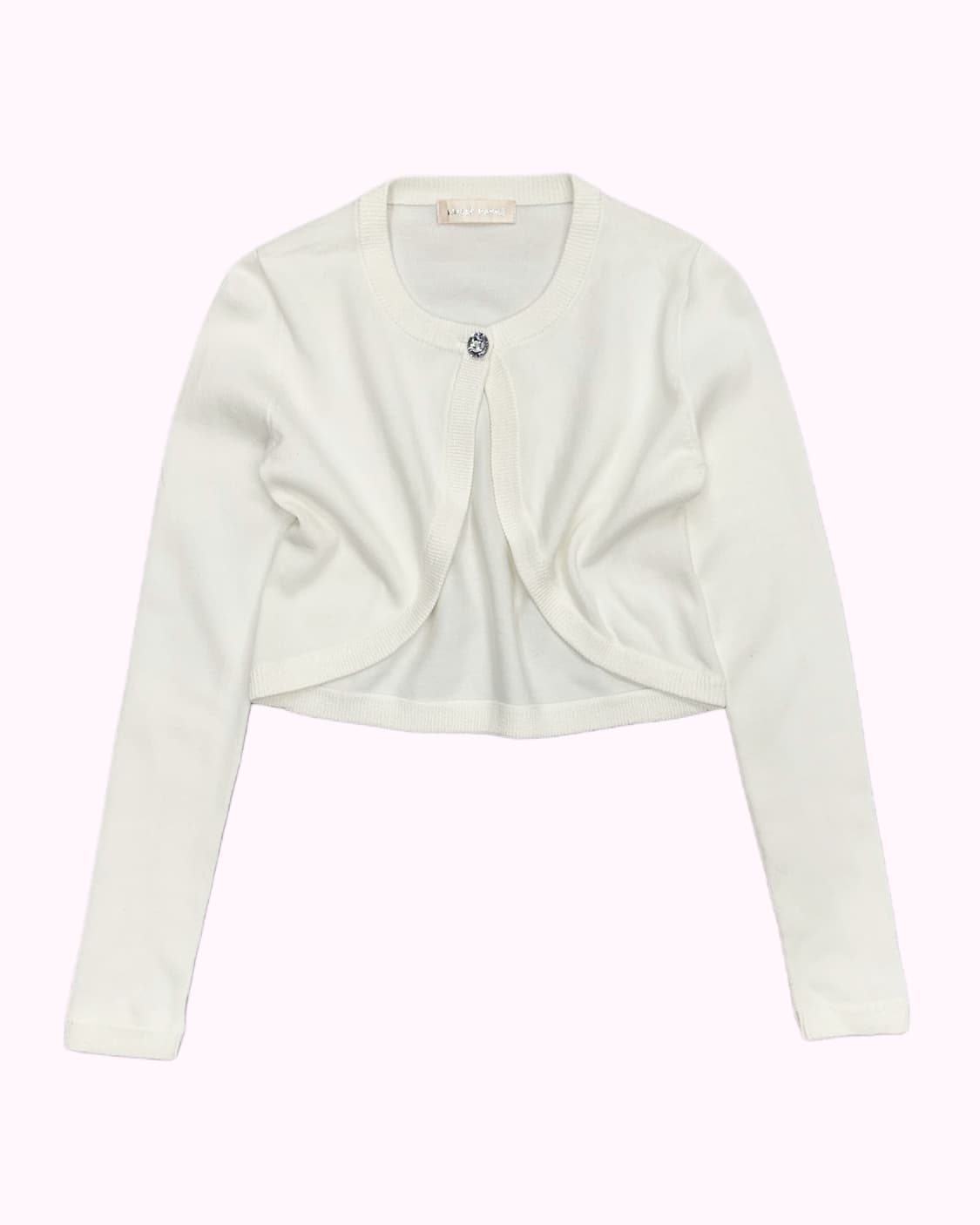 LAISSE PASSE cubic button cream bolero 상품이미지1