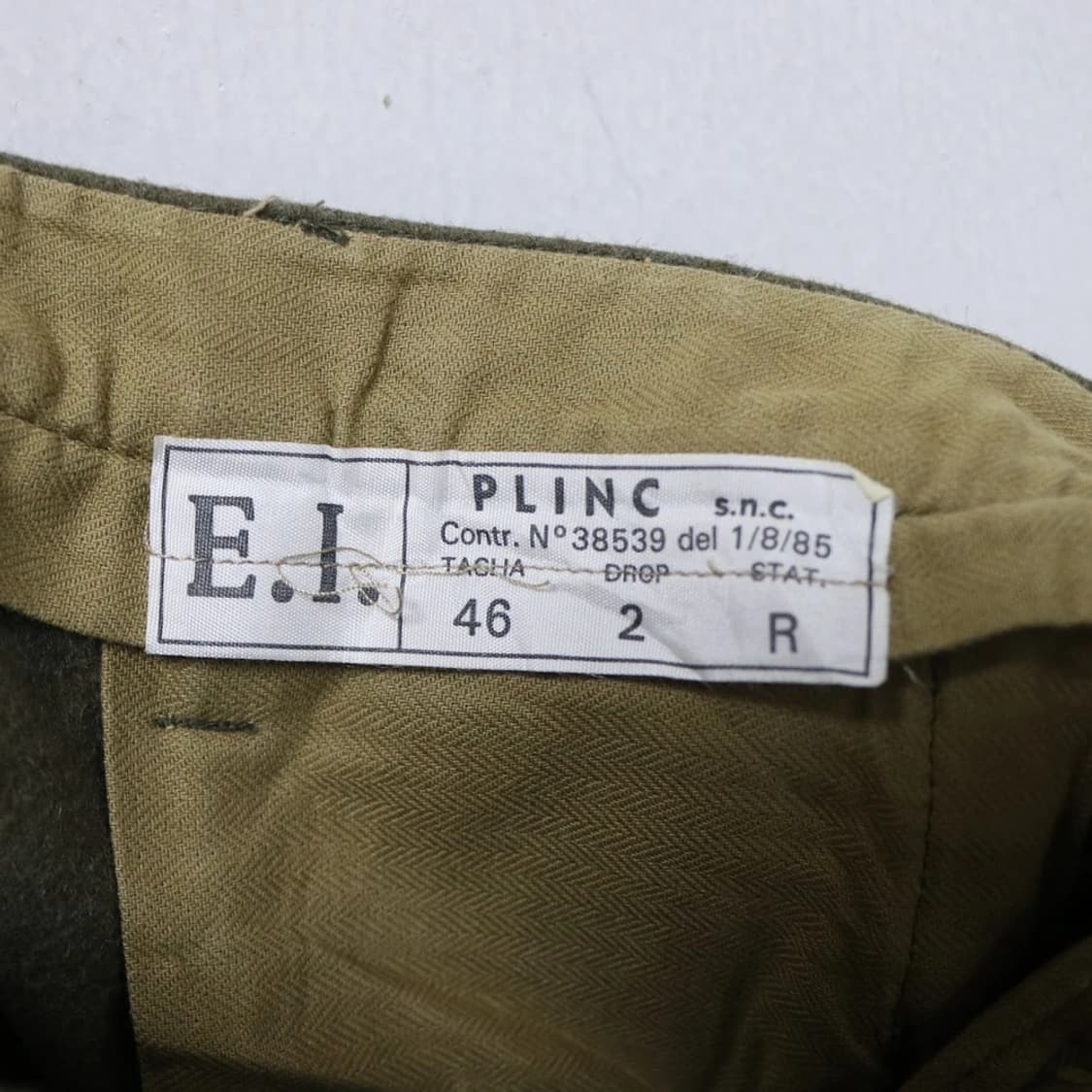 80'S ITALIAN ARMY 울 팬츠 64033 상품이미지9