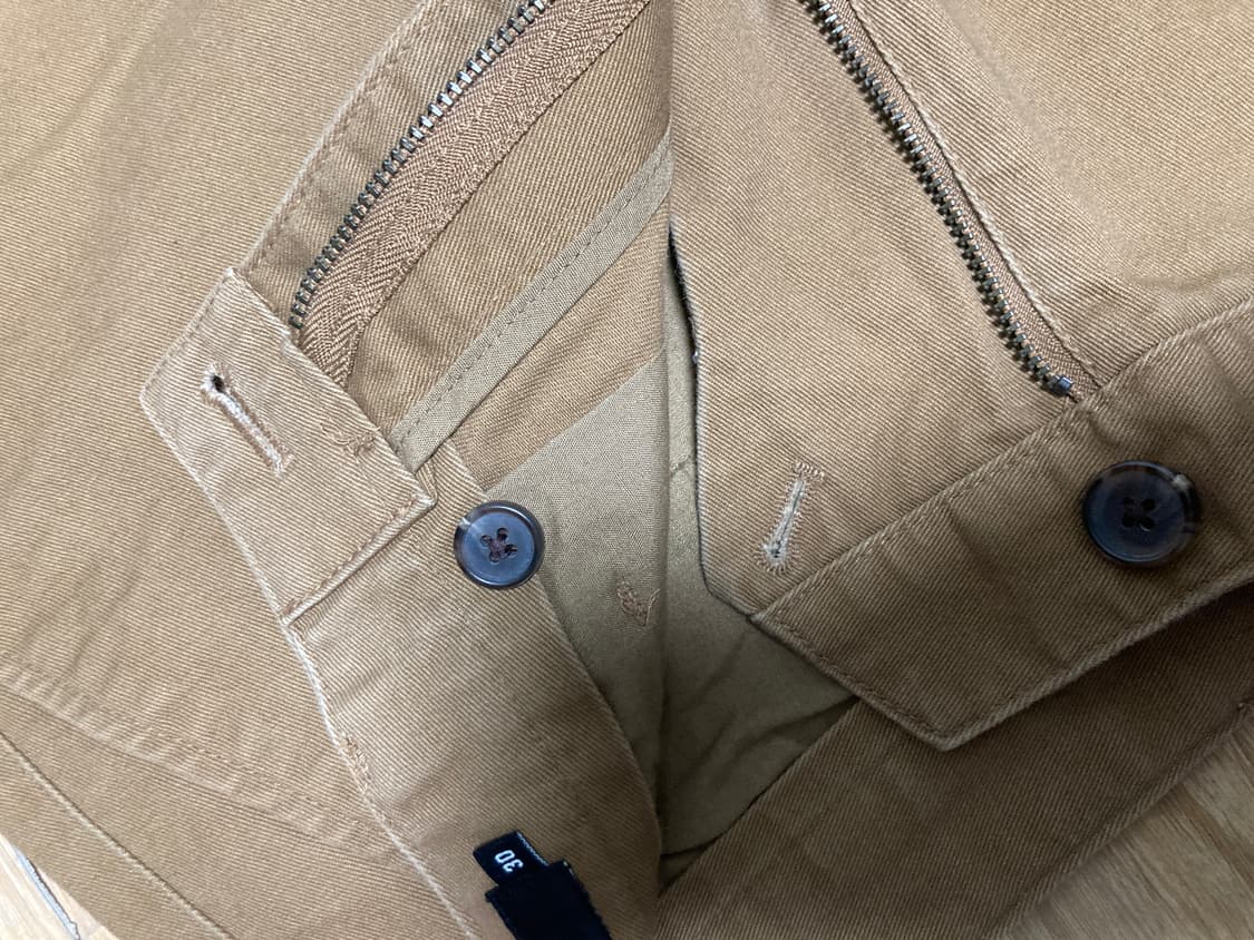 와이드 치노 팬츠 (라이트 브라운) 상품이미지5