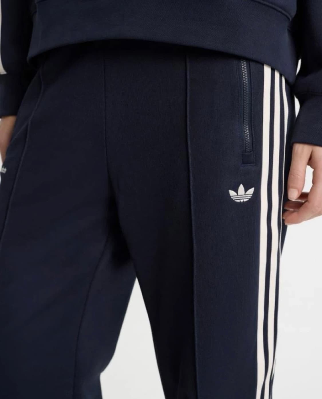 아디다스 스포티앤리치 트랙팬츠 네이비 상품이미지4