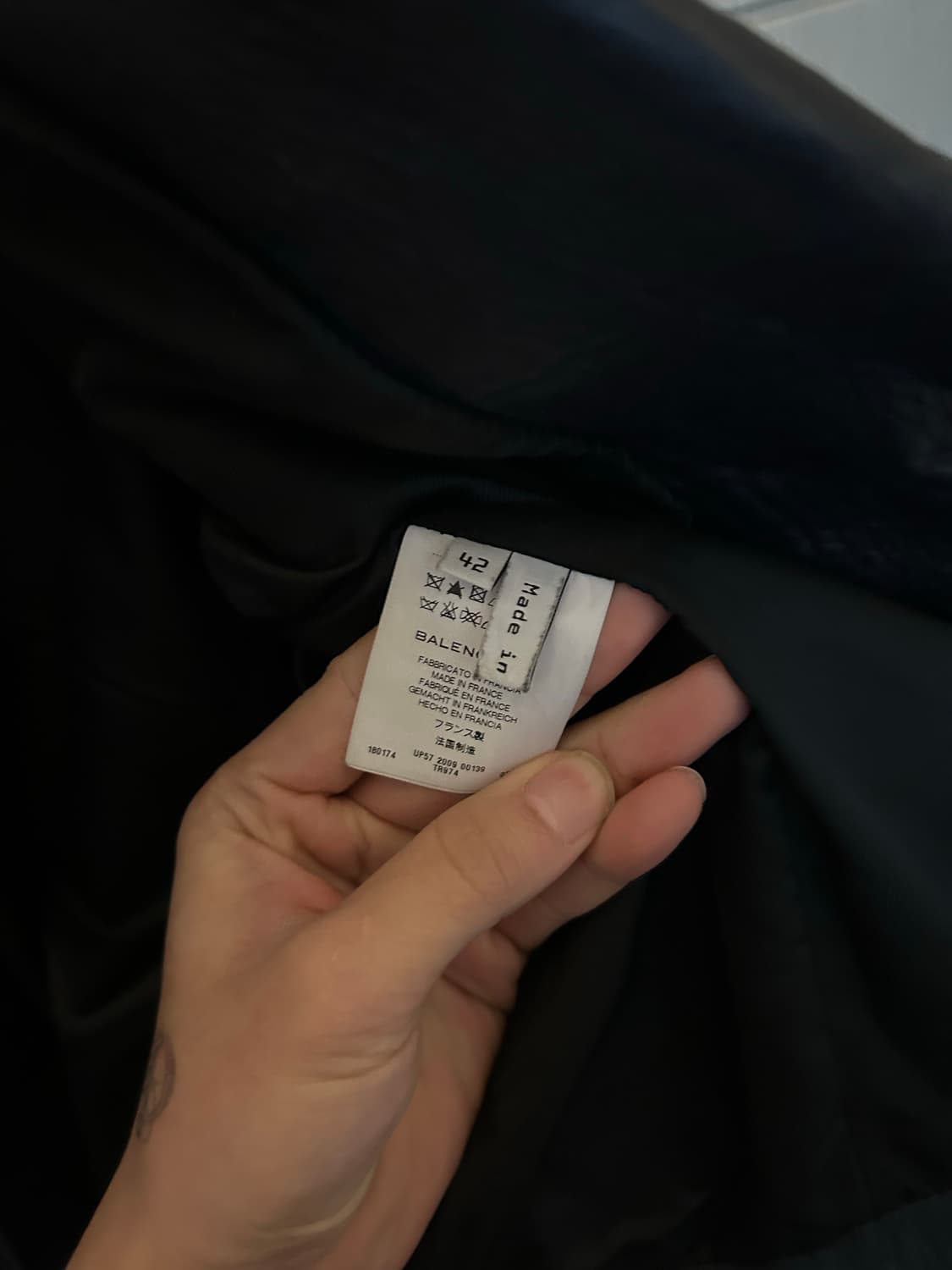 발렌시아가 레더 라이더 양가죽 자켓 상품이미지7