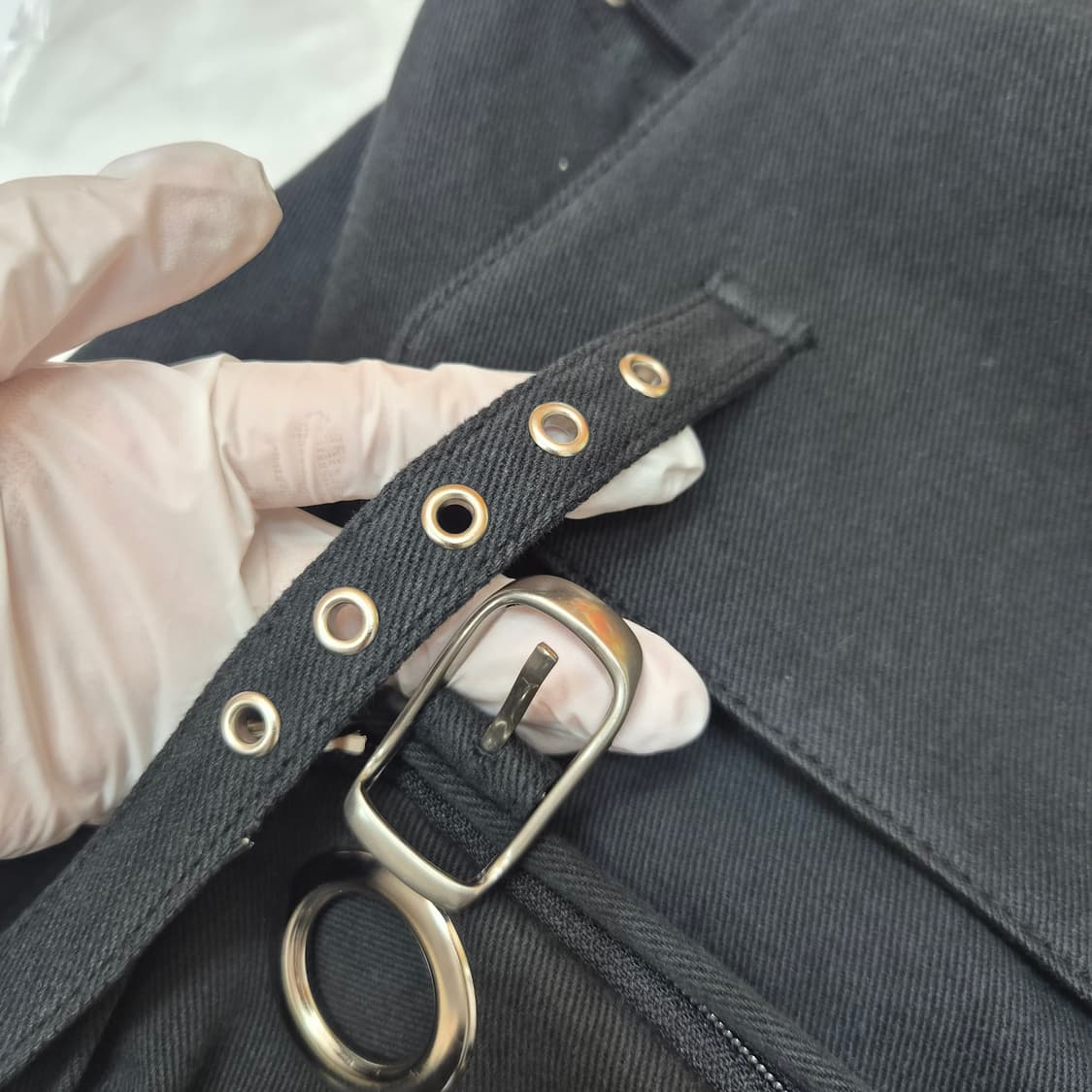 (새상품) 여밈 로우 레이아웃 백팩 (블랙) 상품이미지7