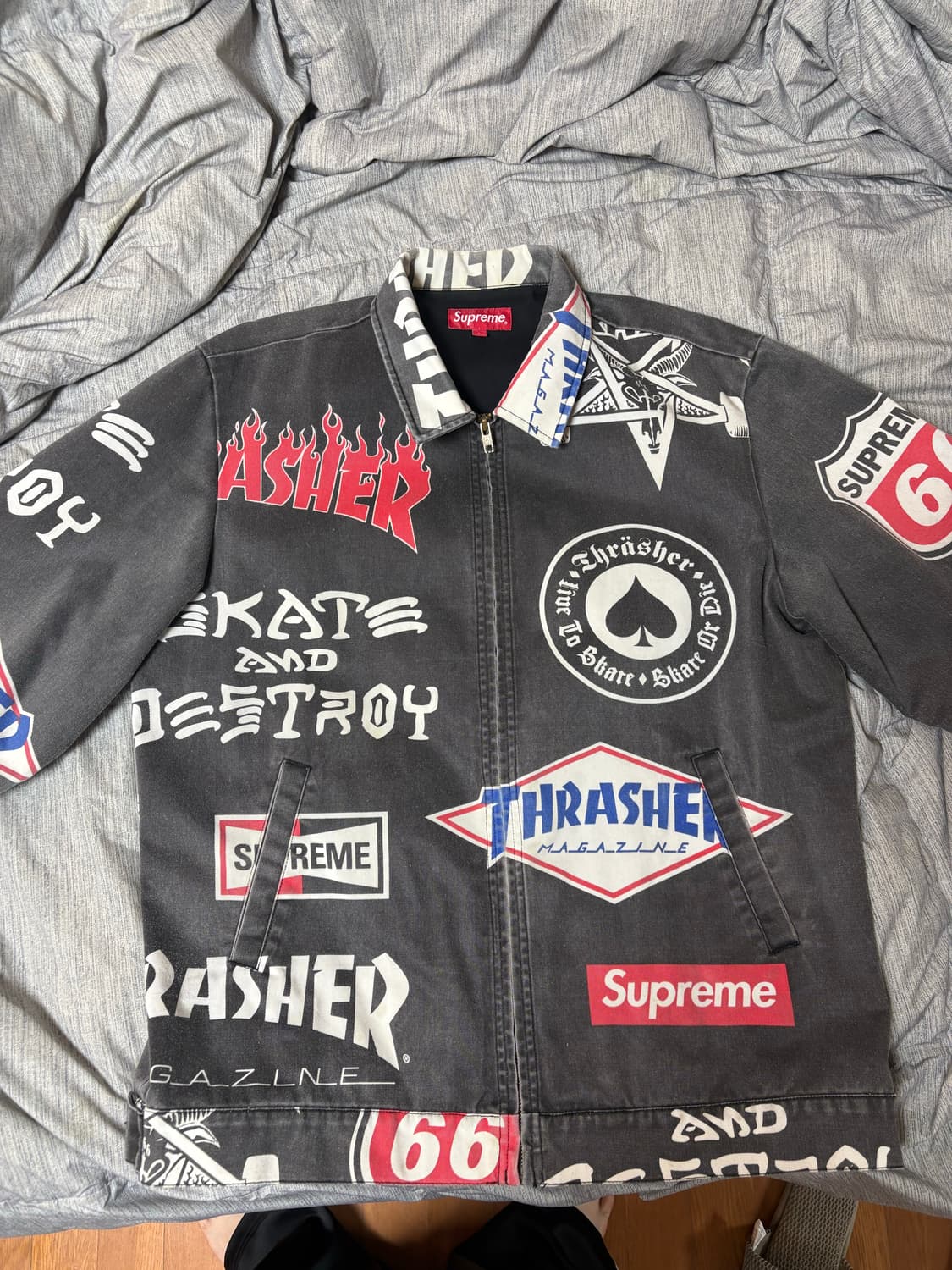 슈프림 트레셔 16 워크자켓 블랙 L 상품이미지1