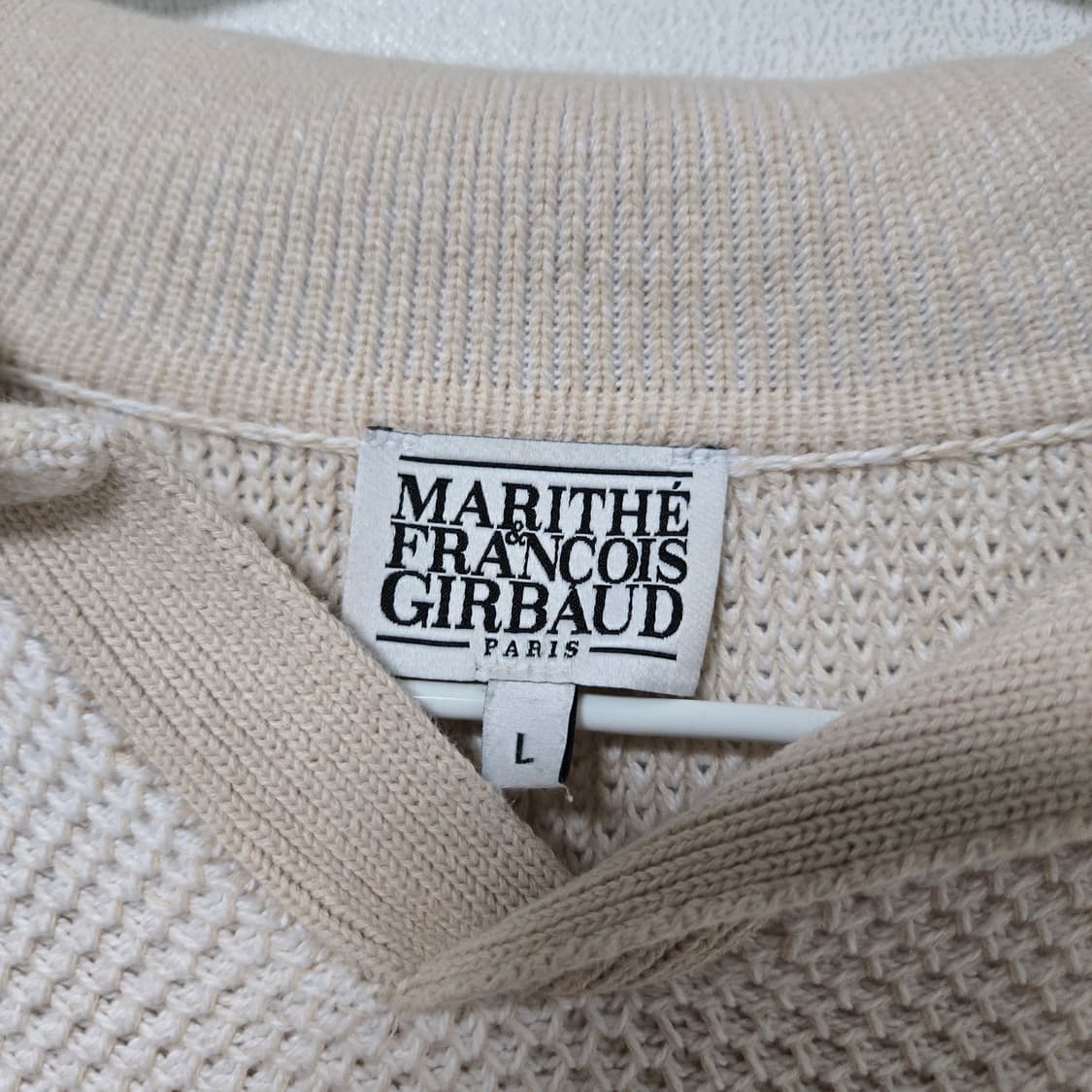 마리떼프랑소와저버 오픈 카라 니트/ 남성 니트/ 남자 니트  상품이미지5