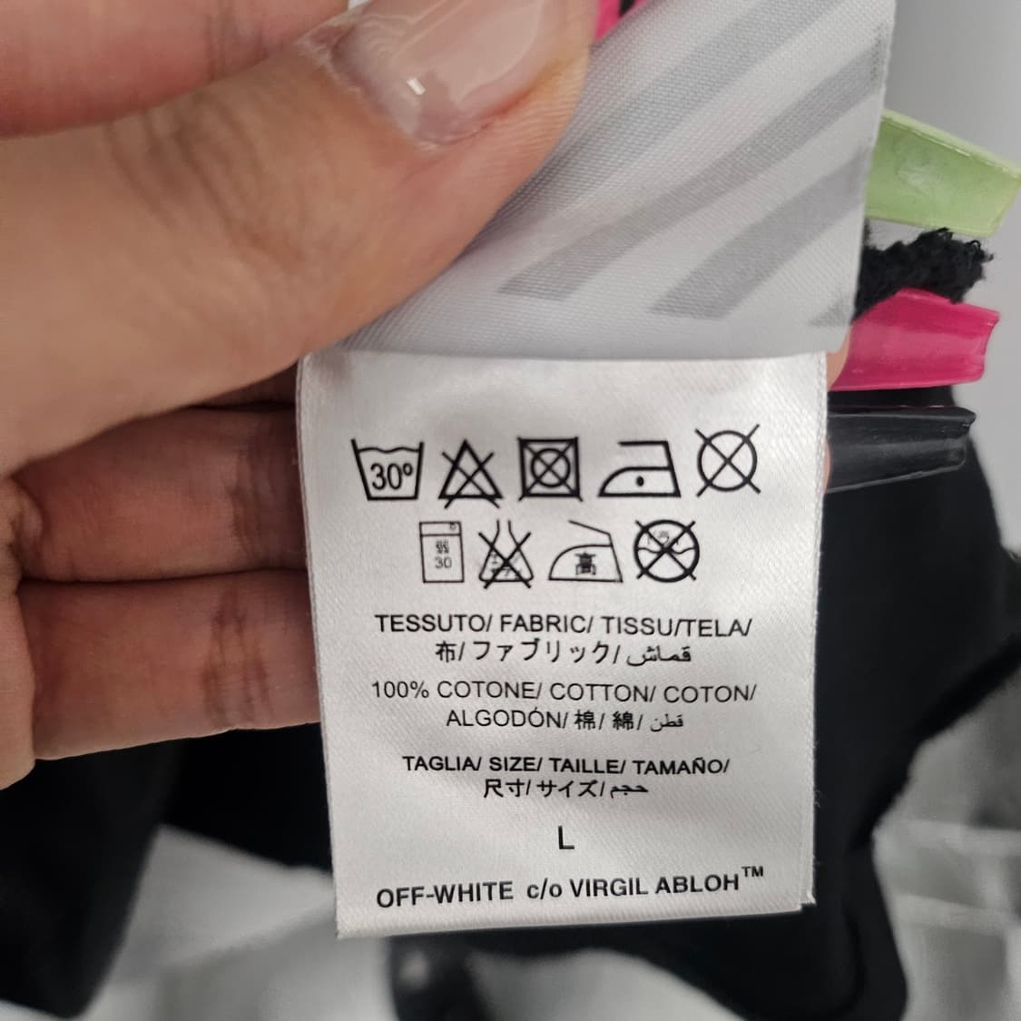 오프화이트 x 브이론 버질아블로 반팔티 상품이미지4