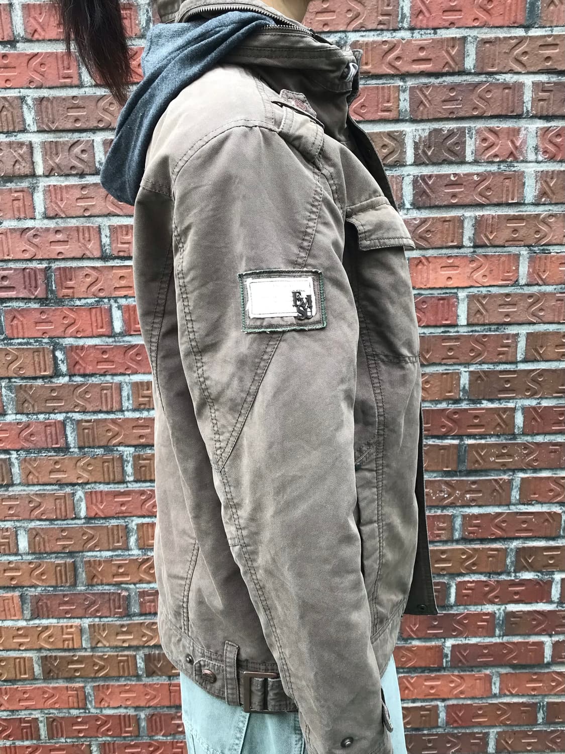 EVISU 카키 점퍼 상품이미지5