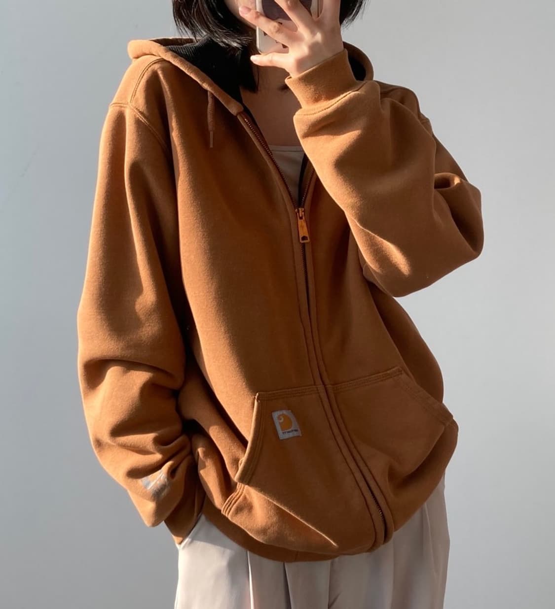 칼하트 써멀 후드집업 상품이미지1