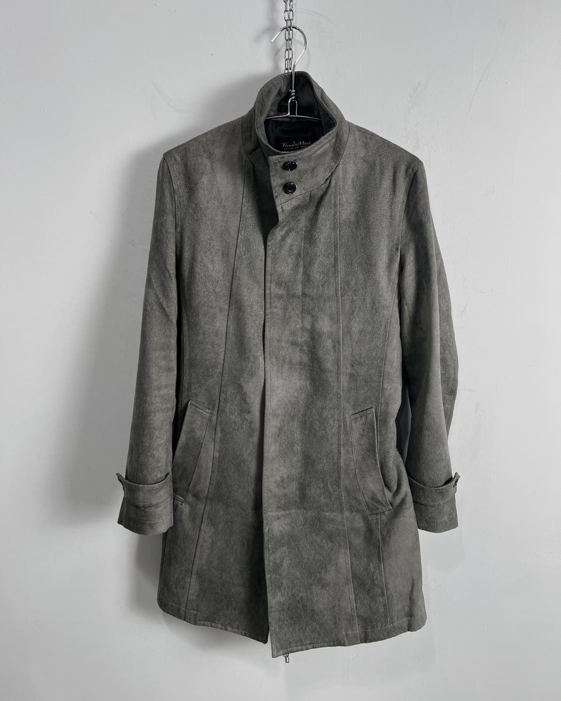 토네이도 마트 (Tornado Mart) 스웨이드풍 벨티드 코트 상품이미지4