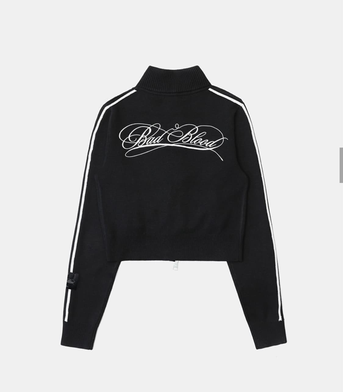 배드블러드 다크 클래식 니트 트랙 집업 상품이미지2