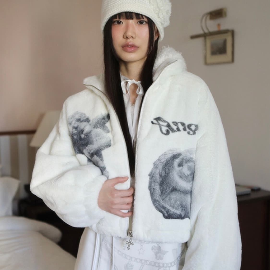 노피스노피셜 ANGLES EGO FUR ZIPUP JUMPER 점퍼 상품이미지3