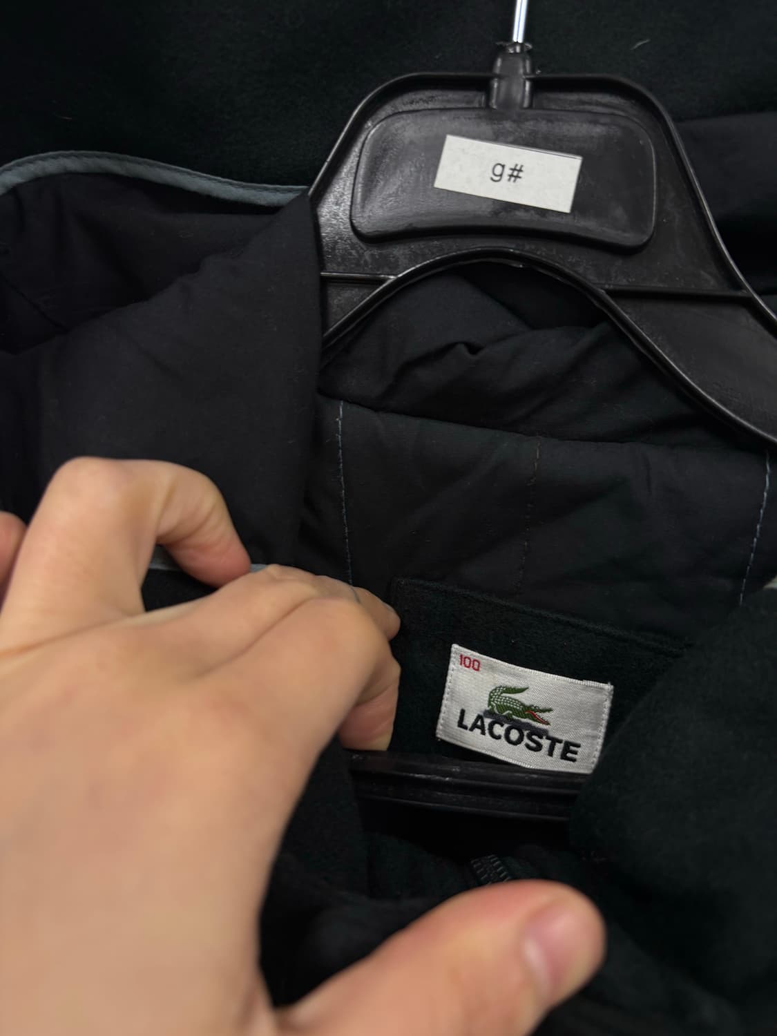 라코스테 울 코트 상품이미지6