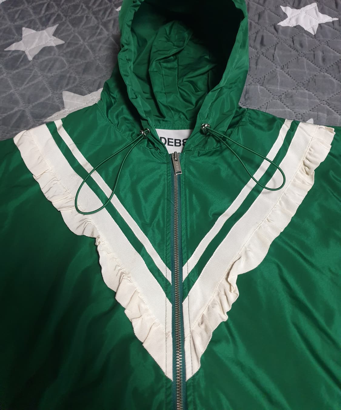 (희귀매물) 앤디앤뎁 브이 러플 스포티 바람막이 후드점퍼  (F) 상품이미지4