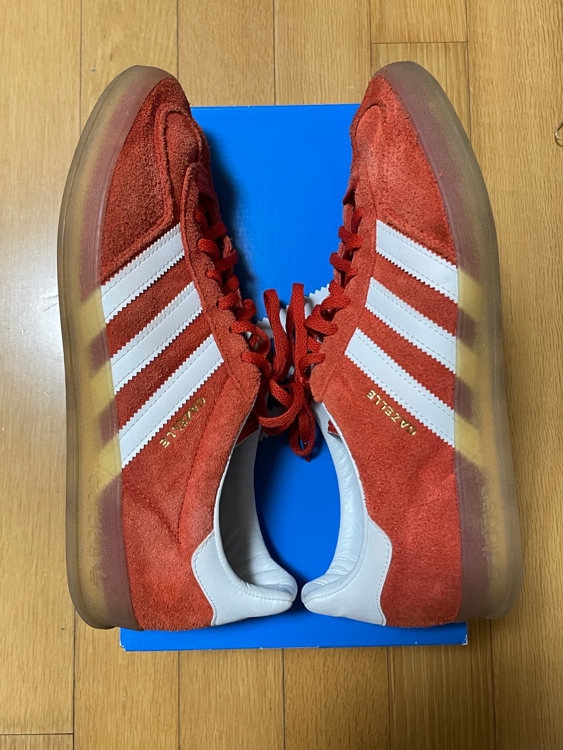 [270] 아디다스 가젤 인도어 오렌지 클라우드 화이트 상품이미지5