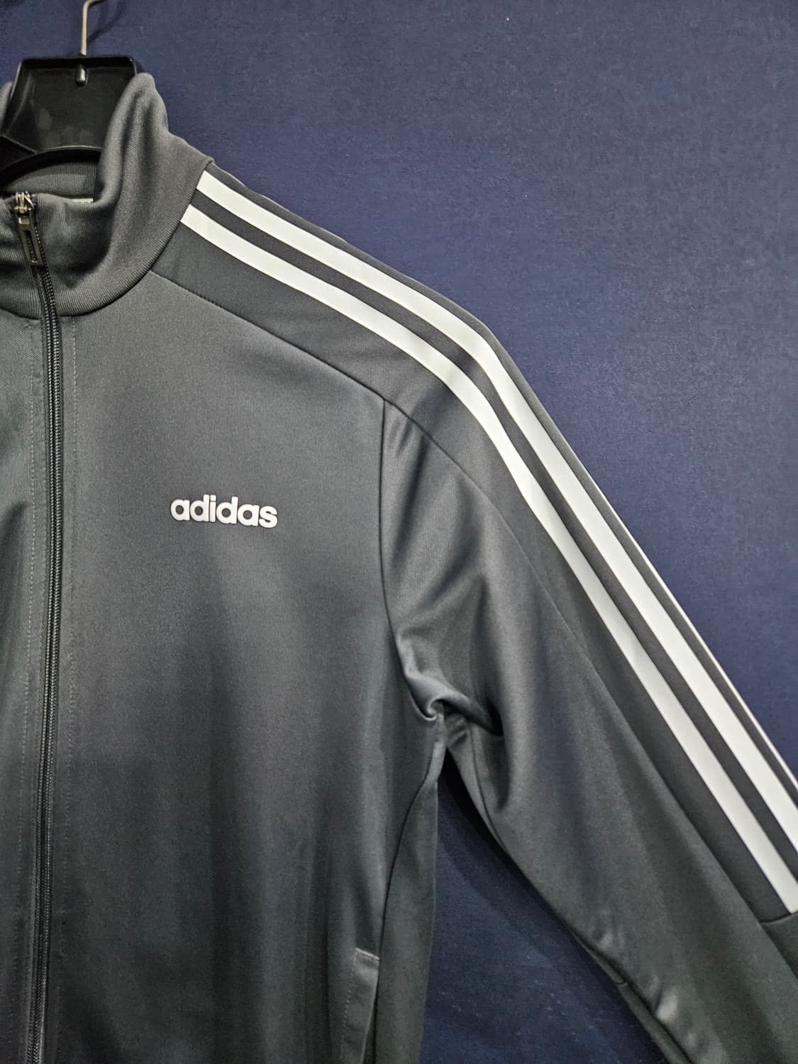 아디다스 삼선 그레이 남성 슬림핏 100 져지 상품이미지4