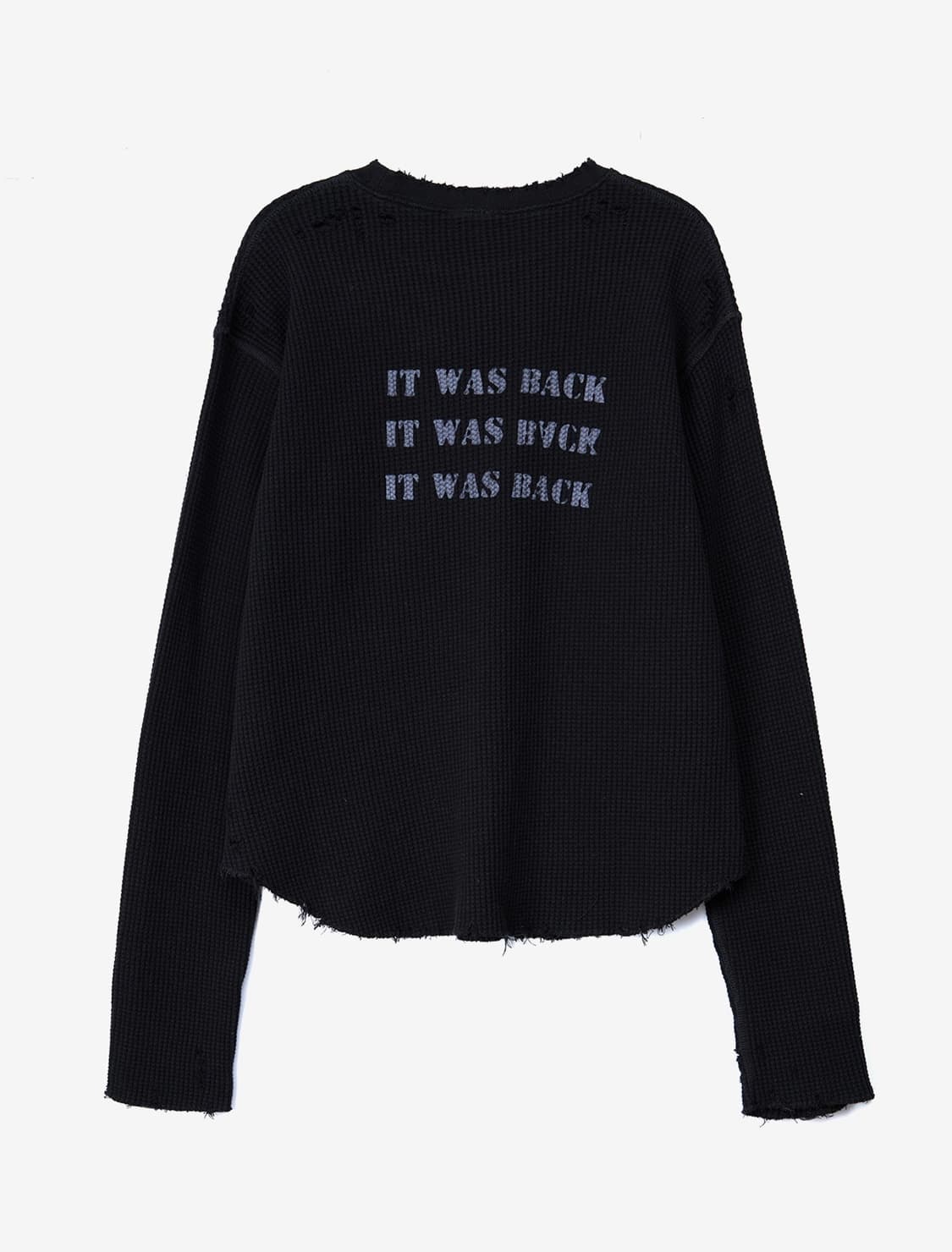 StandAlone Distressed Waffle T-shirt 상품이미지3