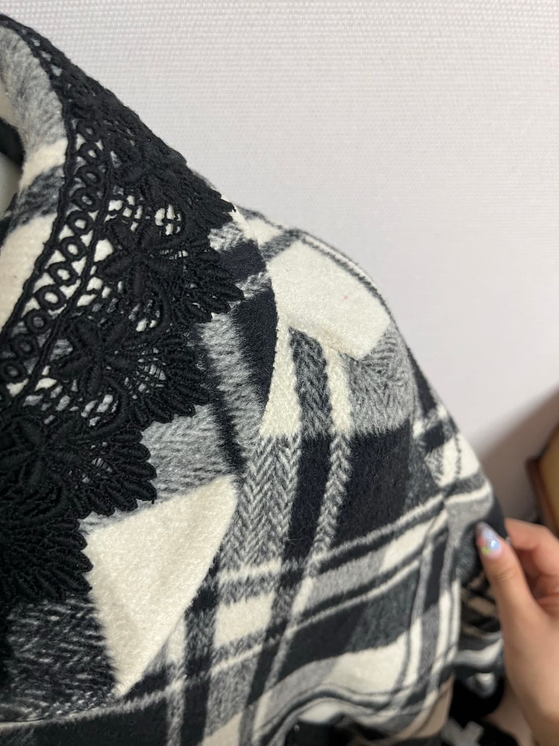 공겜 일브 케이프 체크 하운드 레이스 엑팜깔 핀터 갸루 대대장 상품이미지4