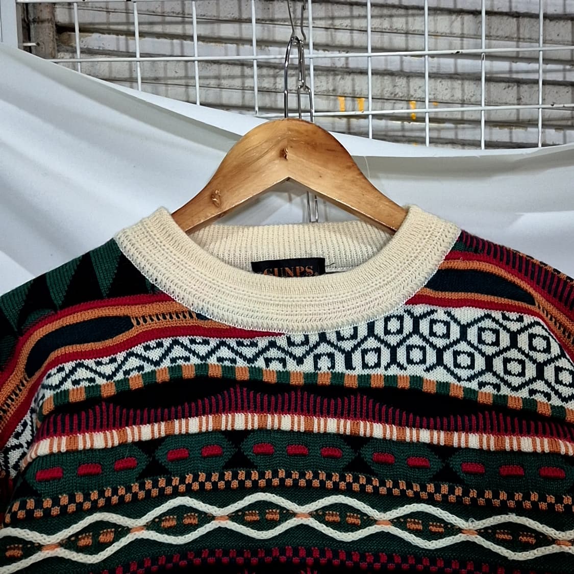 Gunps 케이블 패턴 니트 상품이미지2