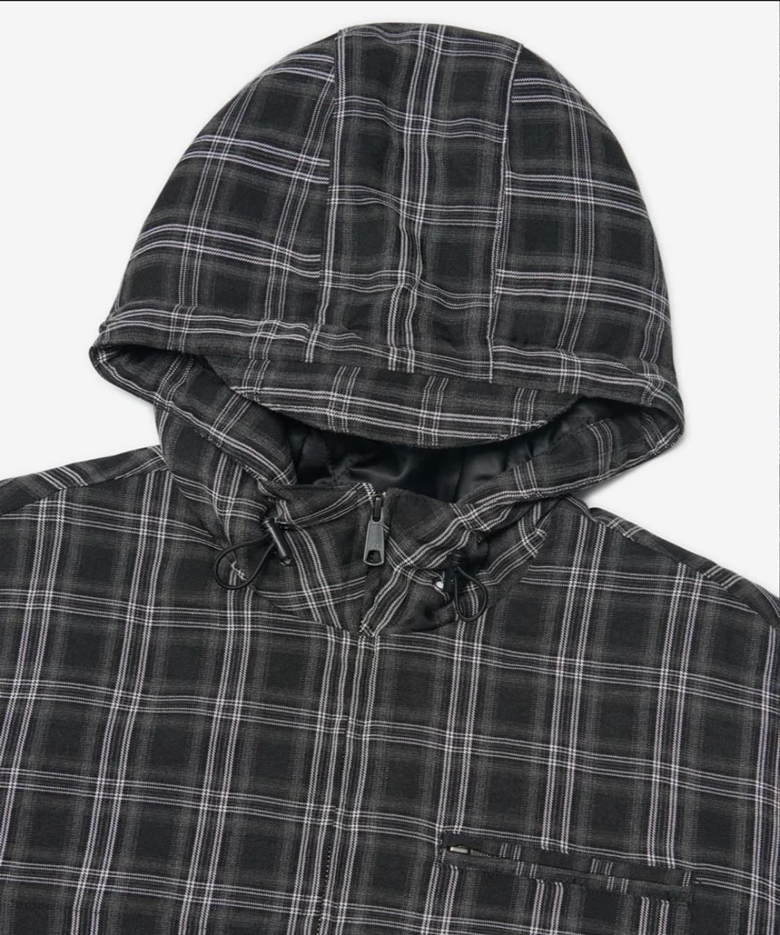 노매뉴얼 체크 후드자켓 상품이미지1