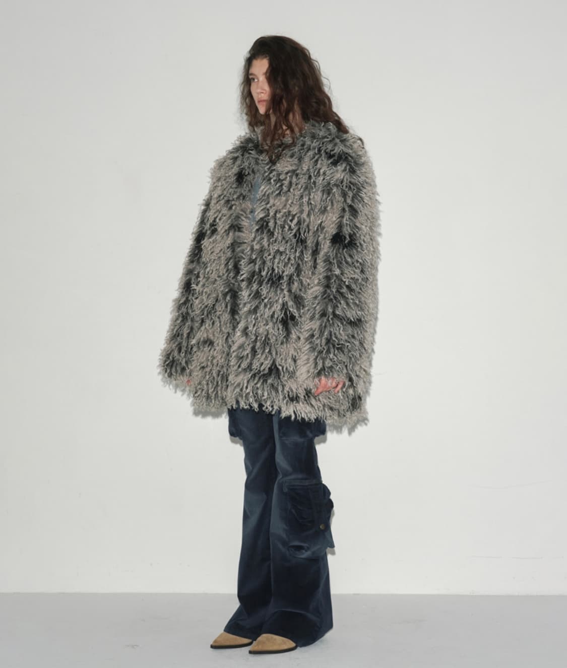 s/e/o 에스이오 컬리 퍼 자켓  상품이미지3