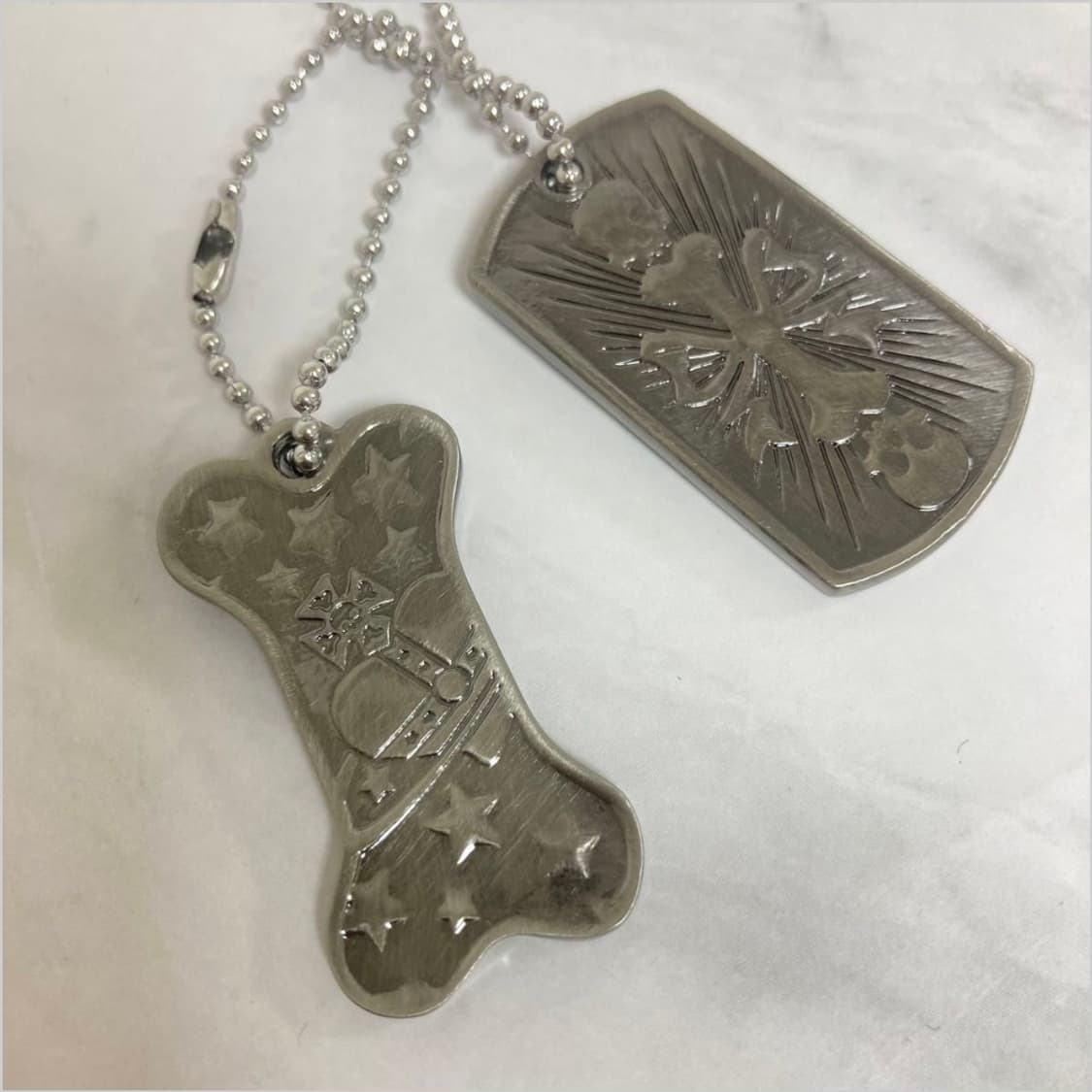 비비안웨스트우드 아카이브 도그택 군번줄 팬던트 목걸이(새상품) 상품이미지3