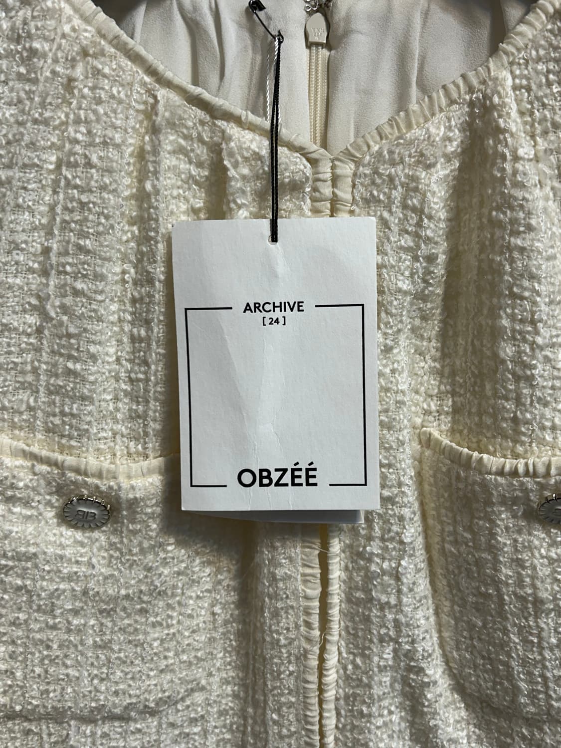 오브제 트위드 자켓 상품이미지5