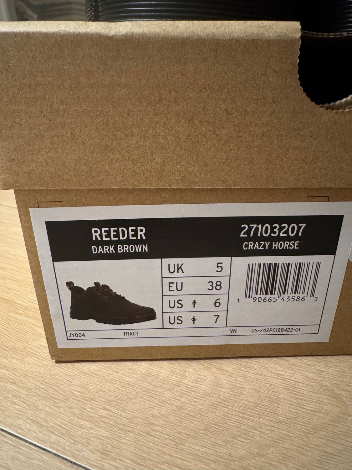 [240] 닥터마틴 리더 다크브라운 uk5 코이세이오 상품이미지6