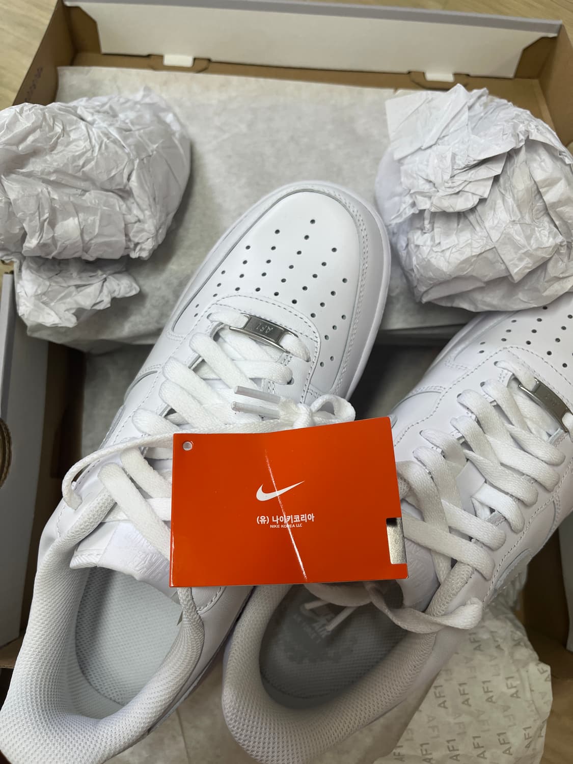 에어포스 07 화이트 260사이즈 새상품  상품이미지5