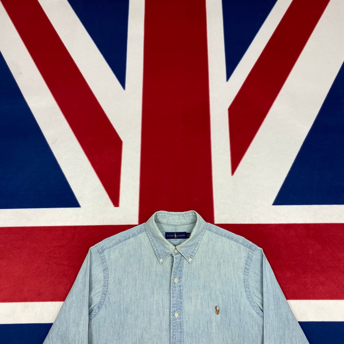 폴로 데님셔츠  L 실측 XL 상품이미지2