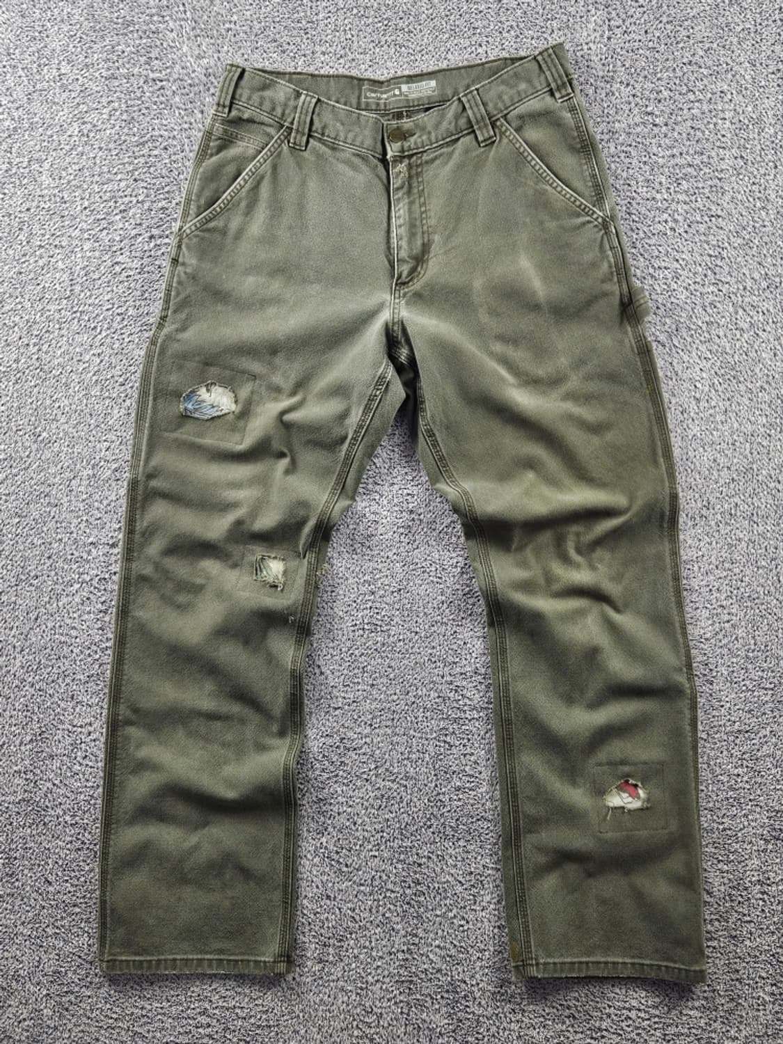 칼하트 리페어 덕 캔버스 카펜터 워크 팬츠 ( 32X32 )/ 11061 상품이미지1