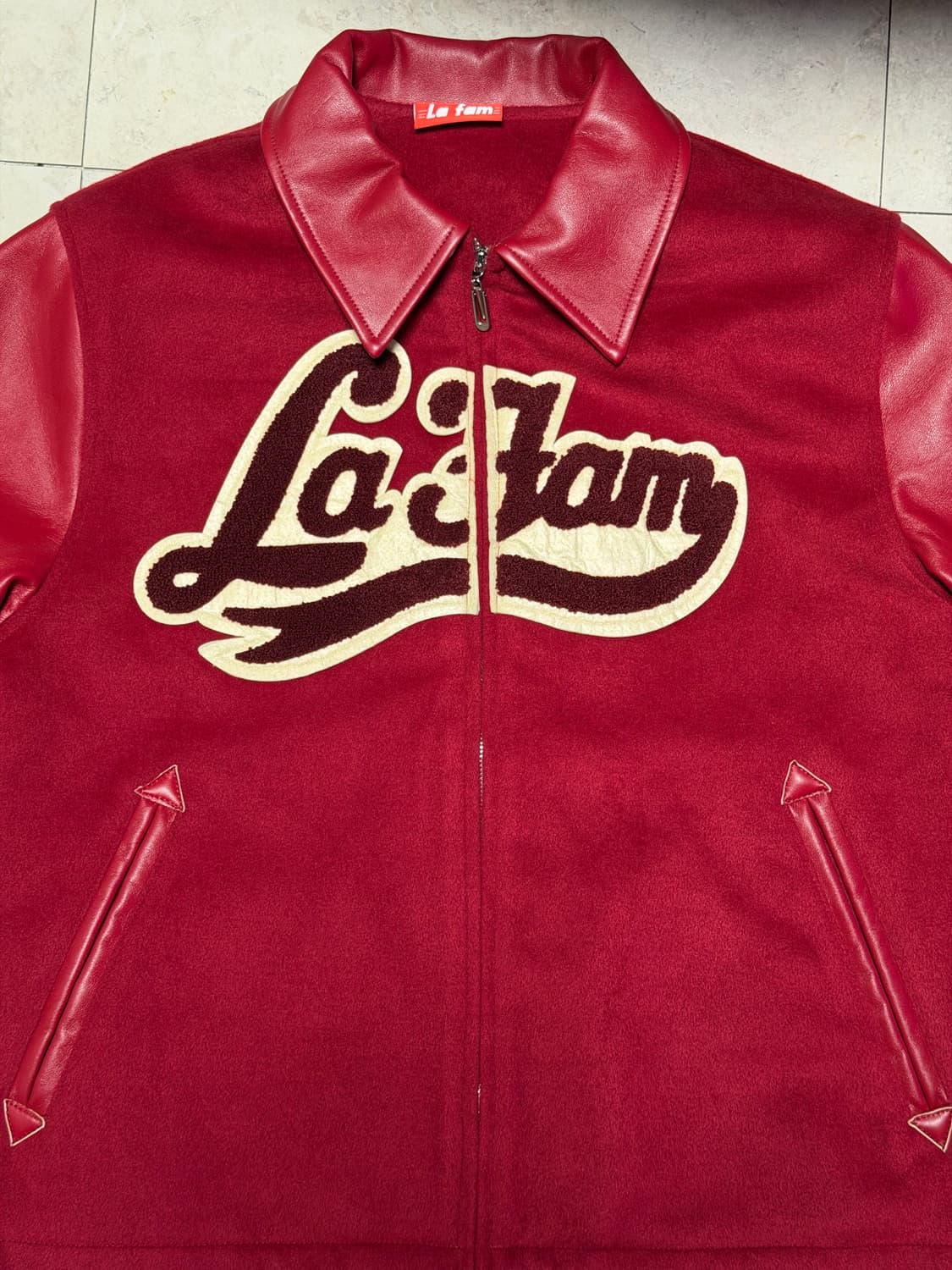 La Fam 라팜 스웨이드 레더 자켓 L 상품이미지3