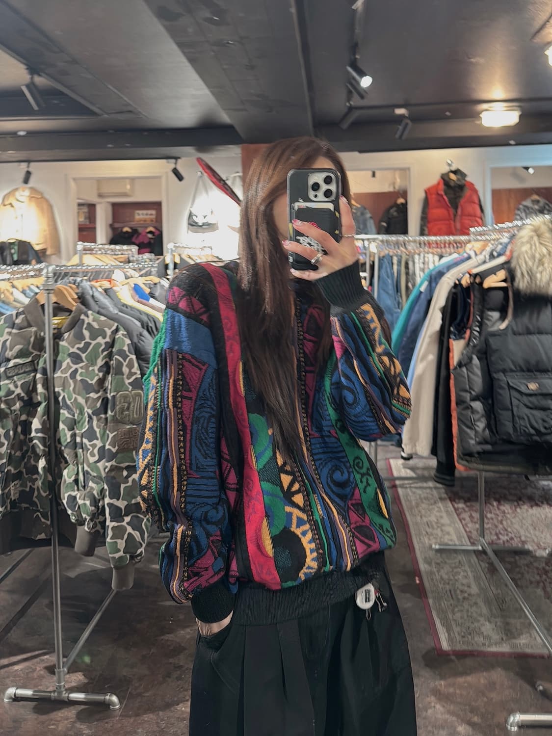 Neiman Marcus 미국 빈티지 입체 패턴 자수 니트 M 상품이미지9