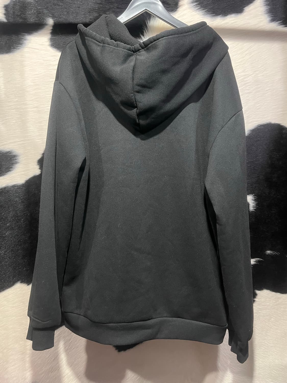 오버핏 해골 프린팅 후드집업 상품이미지4