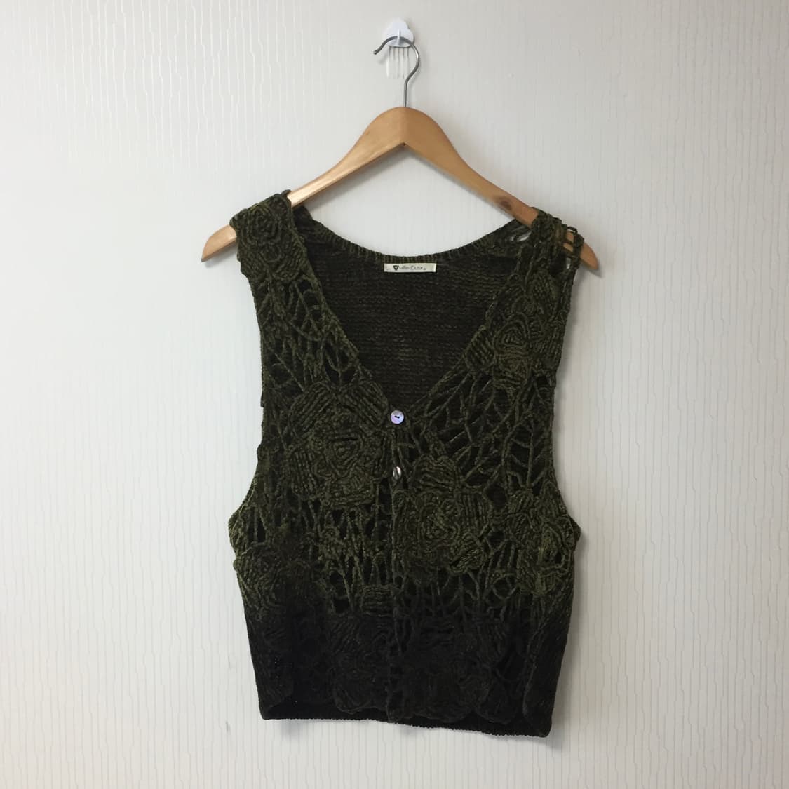 일본 빈티지 뜨개 조끼 가디건 모리걸 코디 상품이미지1