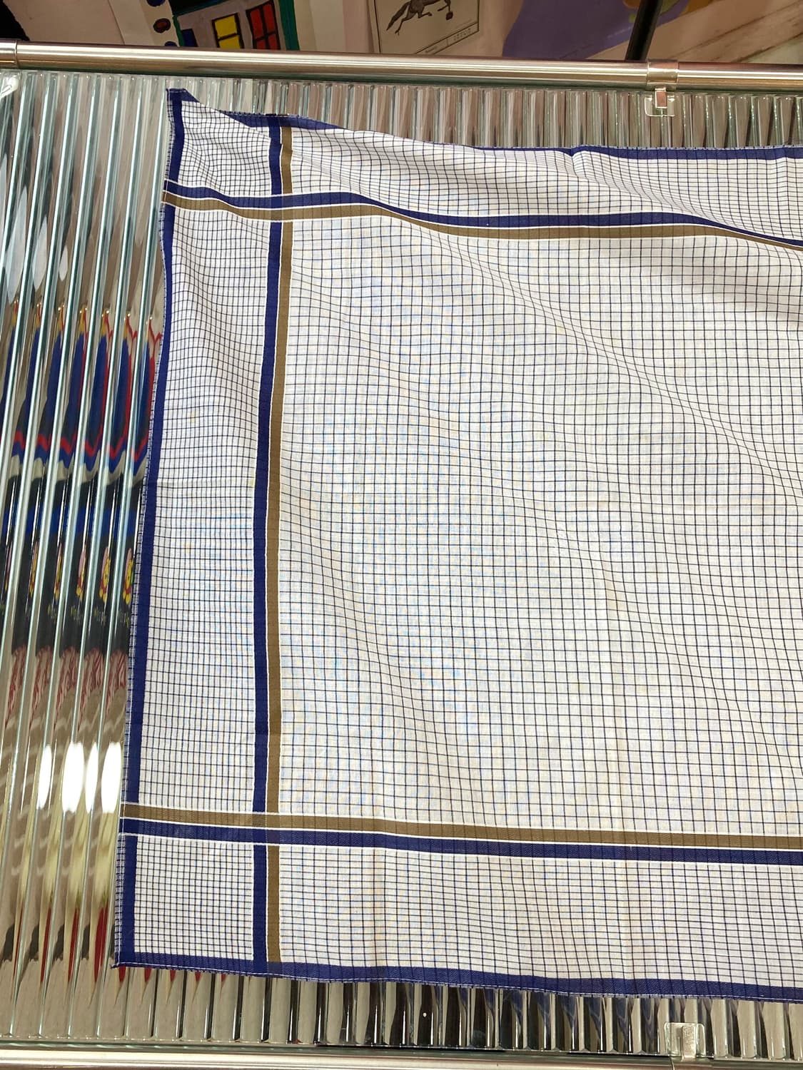 빈티지 체크 손수건 상품이미지4