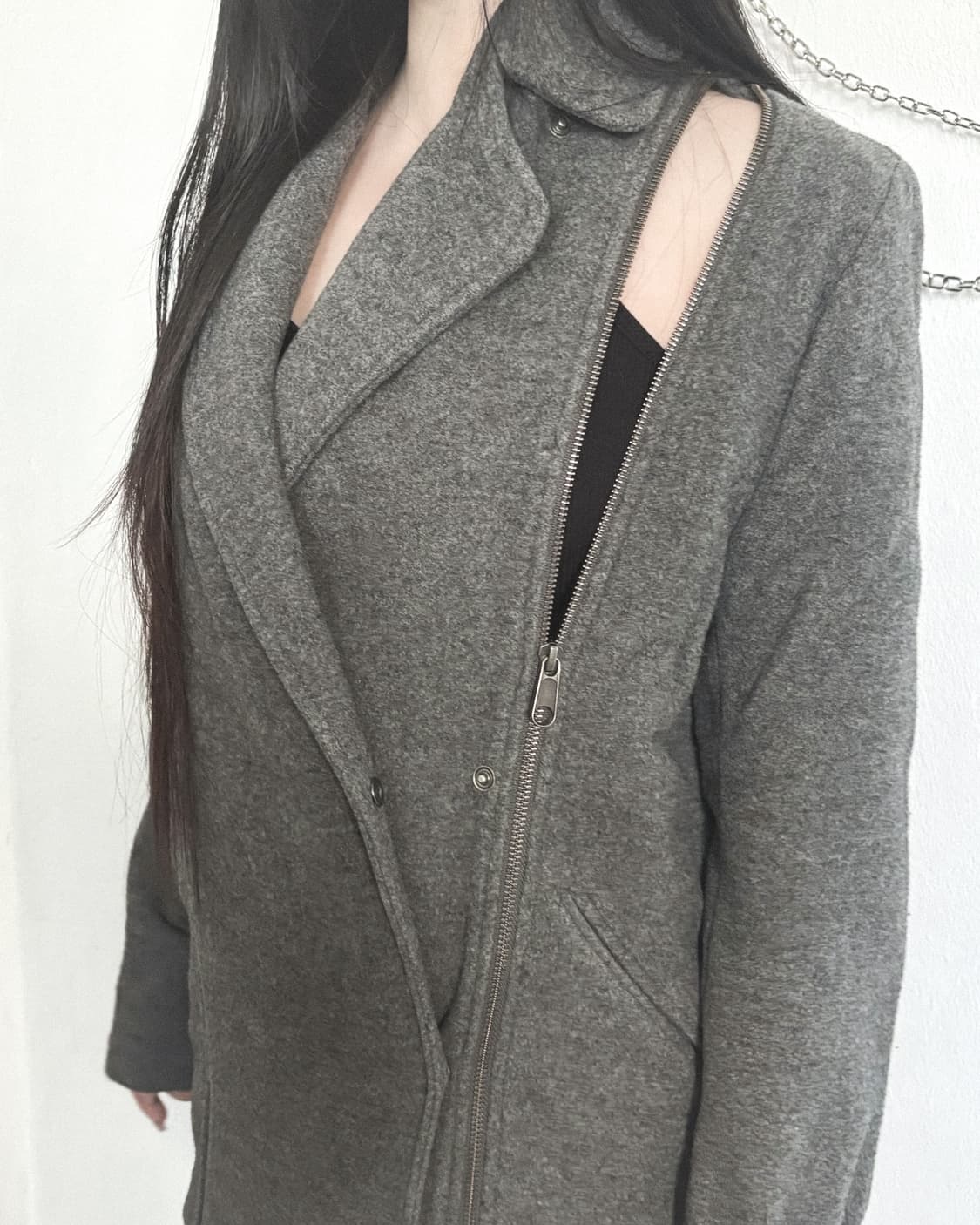 11AW 마틴 마르지엘라 6 디태쳐블 칼라 울 코트 상품이미지4