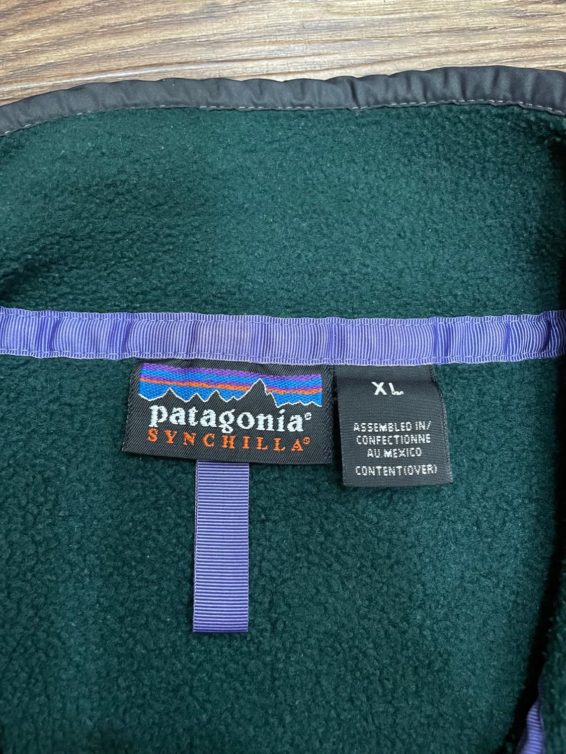 90s 파타고니아 신칠라 후리스 풀오버 그린 상품이미지7